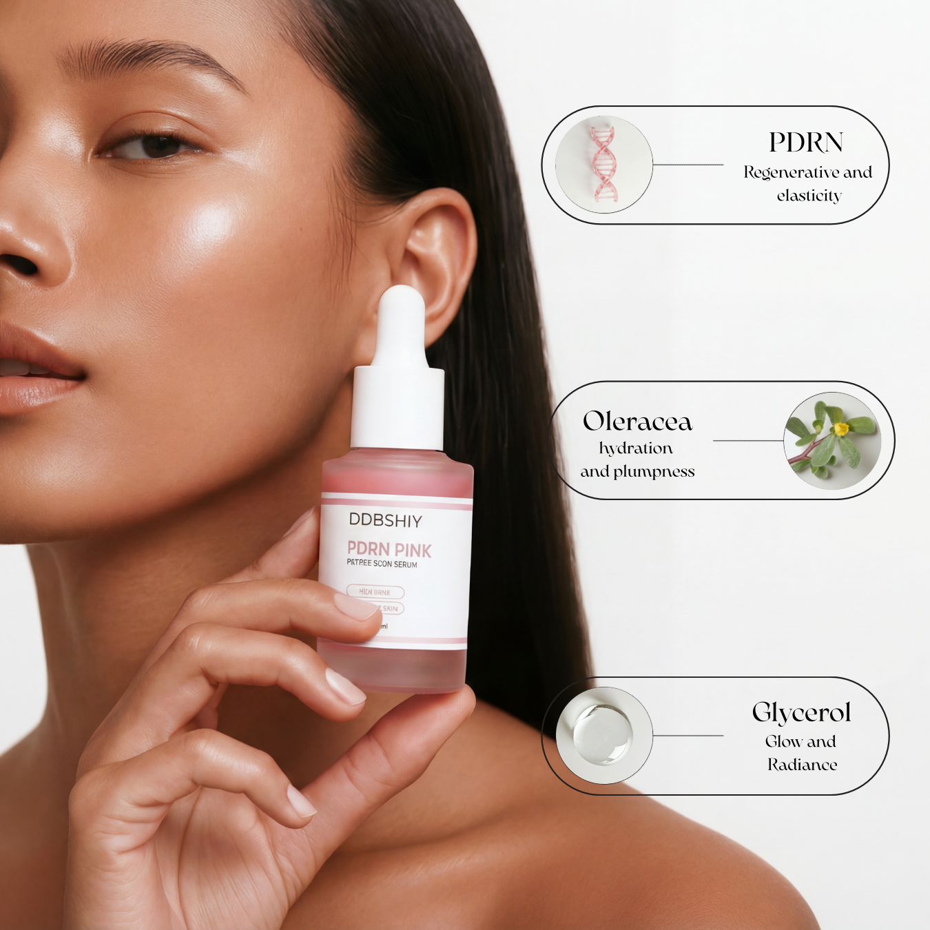 DDBSHIY PDRN Pink Peptide Glow Serum (30ml - 1.01 fl.oz.)