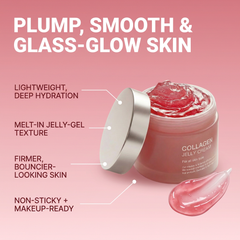 Collagen niacinamide jelly cream benefits: plump, smooth, glass-glow skin